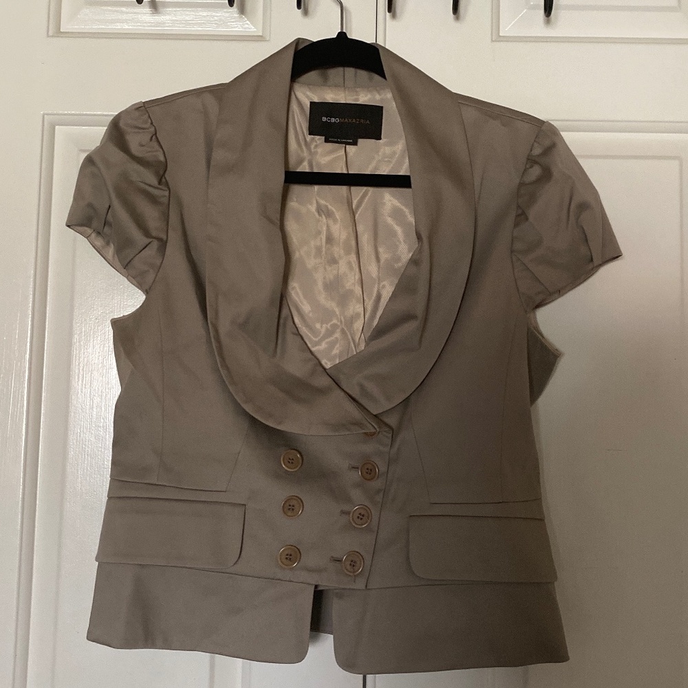 BCBG Short Sleeve Business Jacket